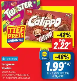 Lidl Langnese Stieleis Angebot