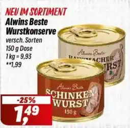 Simmel Alwins Beste Wurstkonserve Angebot