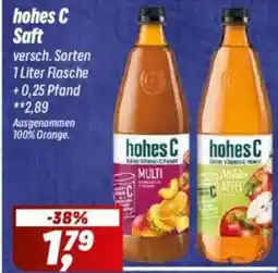 Simmel hohes C Saft Angebot