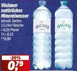 Simmel Vöslauer natürliches Mineralwasser Angebot