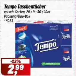 Simmel Tempo Taschentücher Angebot