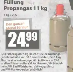 V Baumarkt Füllung Propangas Angebot