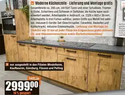 V Baumarkt Moderne Küchenzeile - Lieferung und Montage gratis Angebot