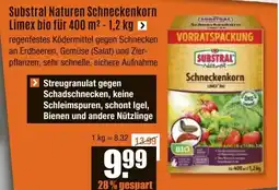 V Baumarkt Substral Naturen Schneckenkorn Limex bio für 400 m² - 1,2 kg Angebot