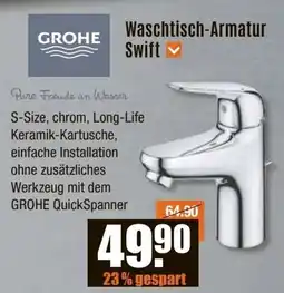 V Baumarkt GROHE Waschtisch-Armatur Swift Angebot