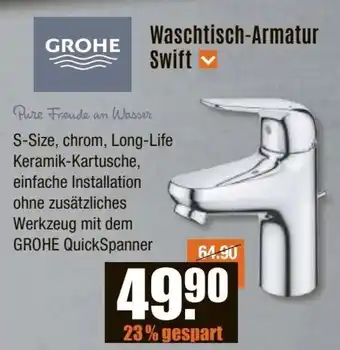 V Baumarkt GROHE Waschtisch-Armatur Swift Angebot