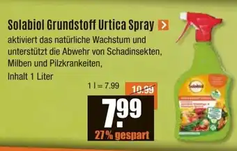 V Baumarkt Solabiol Grundstoff Urtica Spray Angebot