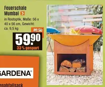 V Baumarkt Feuerschale Mumbai Angebot