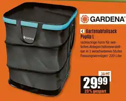 V Baumarkt GARDENA Gartenabfallsack PopUp L Angebot