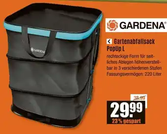 V Baumarkt GARDENA Gartenabfallsack PopUp L Angebot