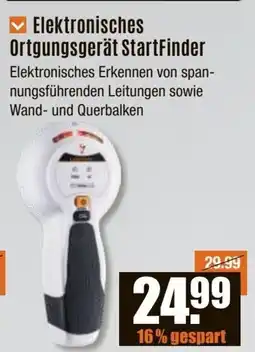 V Baumarkt Laserliner Elektronisches Ortgungsgerät StartFinder Angebot
