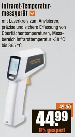 V Baumarkt Laserliner Infrarot-Temperaturmessgerät Angebot
