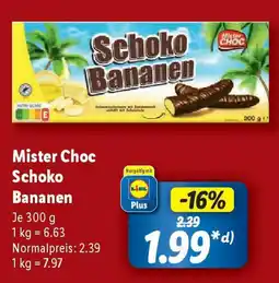 Lidl Mister Choc Schoko Bananen Angebot