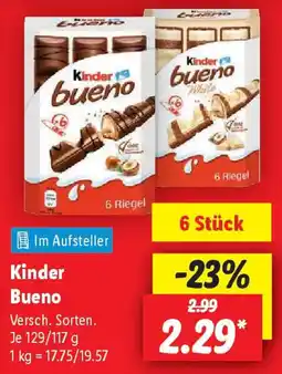 Lidl Kinder Bueno Angebot