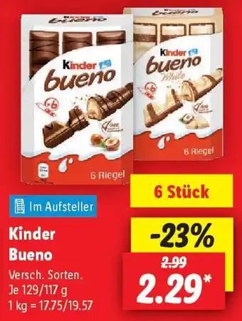 Lidl Kinder Bueno Angebot