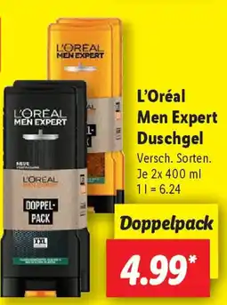 Lidl L'Oréal Men Expert Duschgel Angebot
