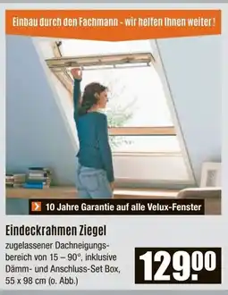 V Baumarkt Eindeckrahmen Ziegel Angebot