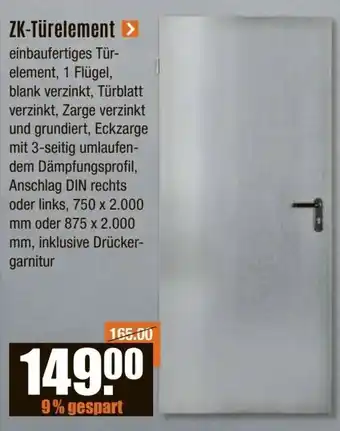 V Baumarkt ZK-Türelement Angebot