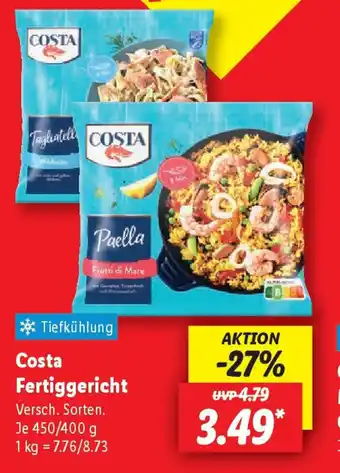 Lidl Costa Fertiggericht Angebot