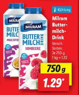 Lidl Milram Butter- milch- Drink Angebot