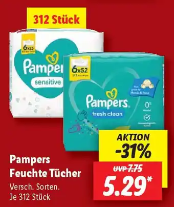 Lidl Pampers Feuchte Tücher Angebot
