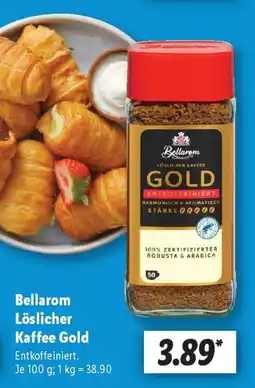 Lidl Bellarom Löslicher Kaffee Gold Angebot