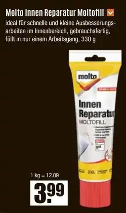 V Baumarkt Molto Innen Reparatur Moltofill Angebot