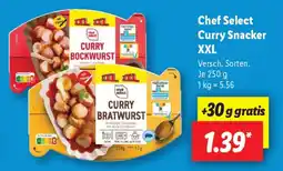 Lidl Chef Select Curry Snacker XXL Angebot