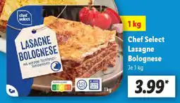 Lidl Chef Select Lasagne Bolognese Angebot
