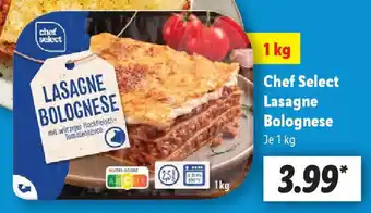 Lidl Chef Select Lasagne Bolognese Angebot
