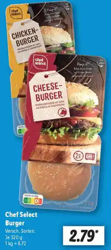 Lidl Chef Select Burger Angebot