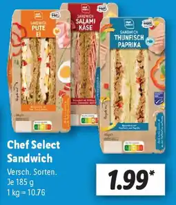 Lidl Chef Select Sandwich Angebot