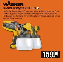 V Baumarkt WAGNER Universal-Sprühsystem W 590 FLEXIO Angebot