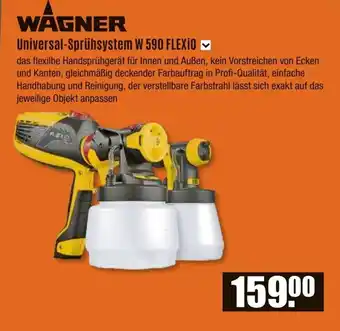 V Baumarkt WAGNER Universal-Sprühsystem W 590 FLEXIO Angebot