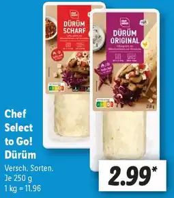 Lidl Chef Select to Go! Dürüm Angebot
