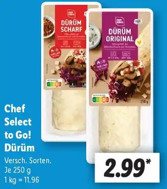 Lidl Chef Select to Go! Dürüm Angebot