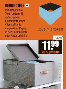 V Baumarkt Ordnungsbox Angebot