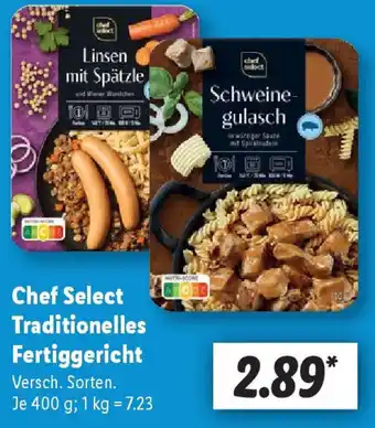 Lidl Chef Select Traditionelles Fertiggericht Angebot