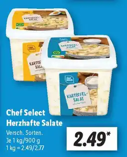 Lidl Chef Select Herzhafte Salate Angebot