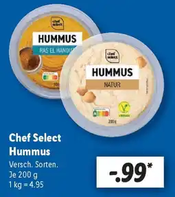 Lidl Chef Select Hummus Angebot