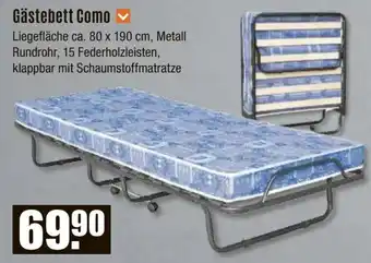 V Baumarkt Gästebett Como Angebot