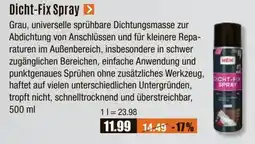 V Baumarkt MEM Dicht-Fix Spray Angebot
