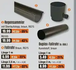 V Baumarkt MARLEY Regensammler Angebot