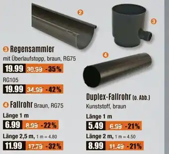 V Baumarkt MARLEY Regensammler Angebot