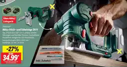 Lidl Parkside Akku-Stich- und Säbelsäge 20 V Angebot
