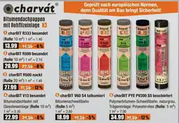 V Baumarkt charvát Bitumendachpappen mit Rohfilzeinlage Angebot