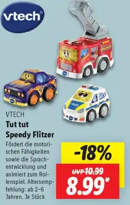 Lidl VTECH Tut tut Speedy Flitzer Angebot