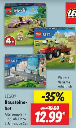 Lidl LEGO Bausteine- Set Angebot