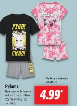 Lidl Pyjama Angebot