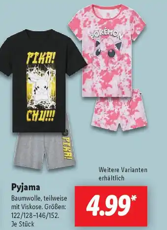 Lidl Pyjama Angebot